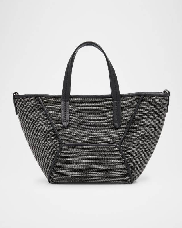 Duo All Over Monili Leather Mini Tote Bag